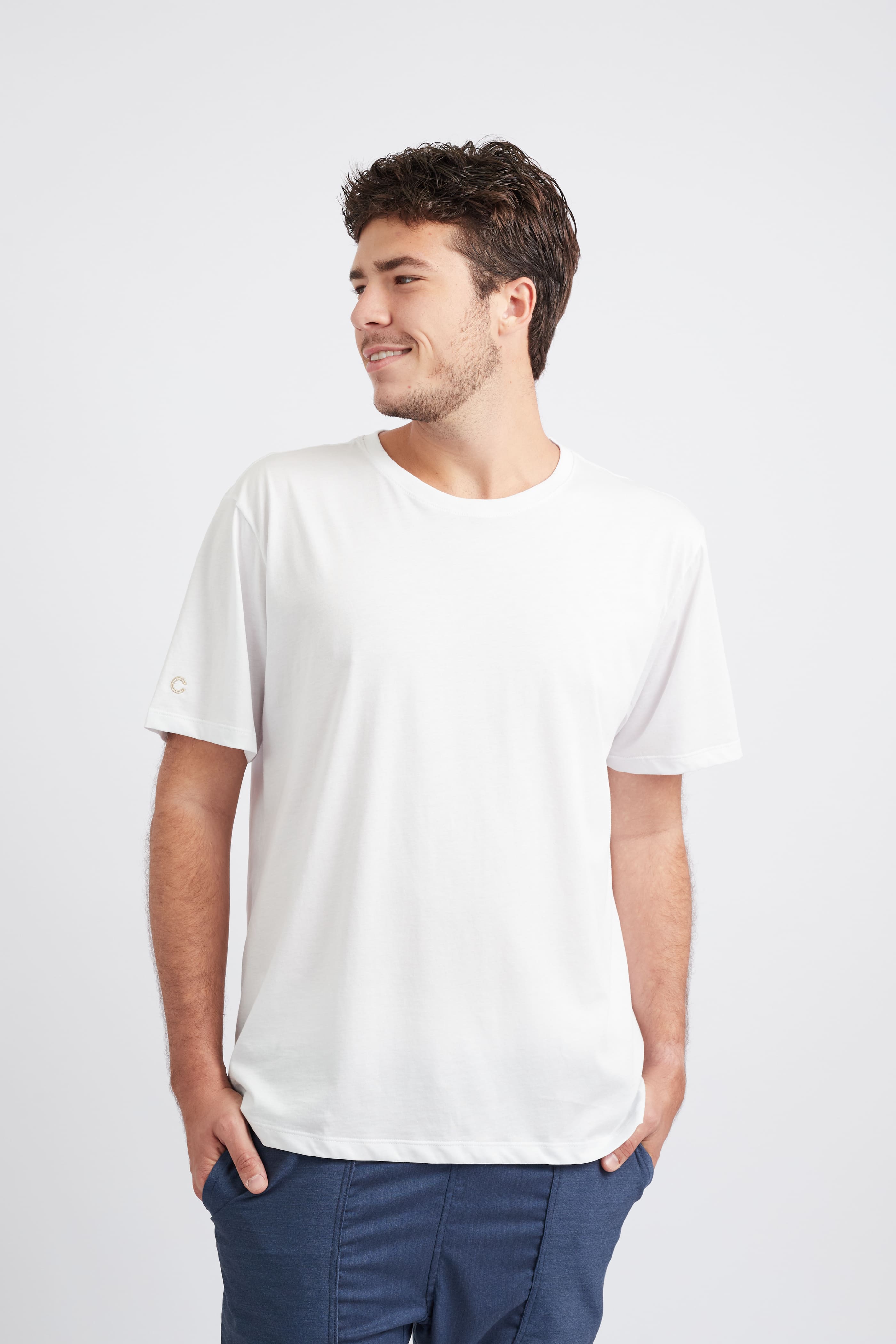 T-shirt Pima Premium Branca