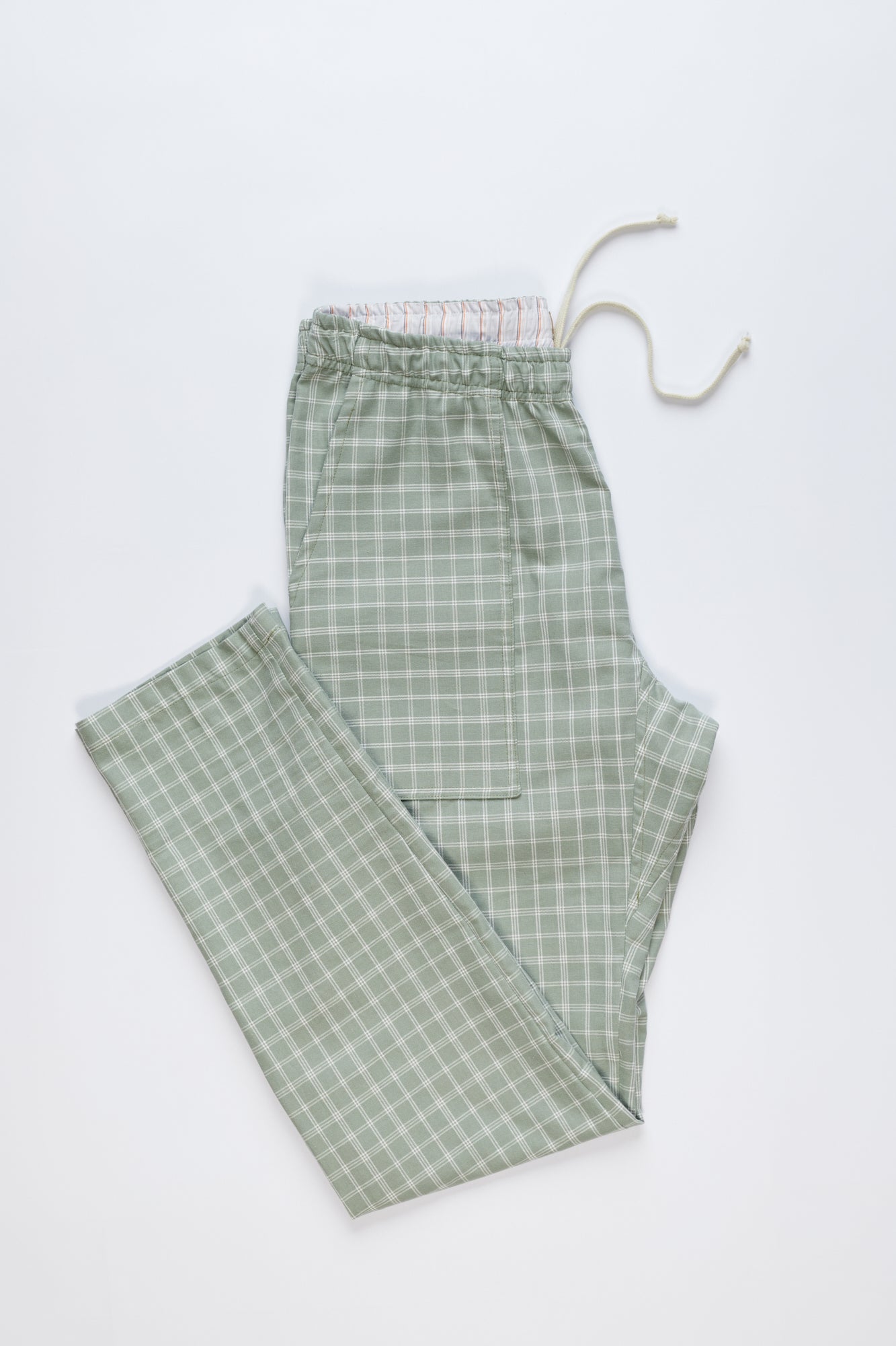 Calça Menta Xadrez