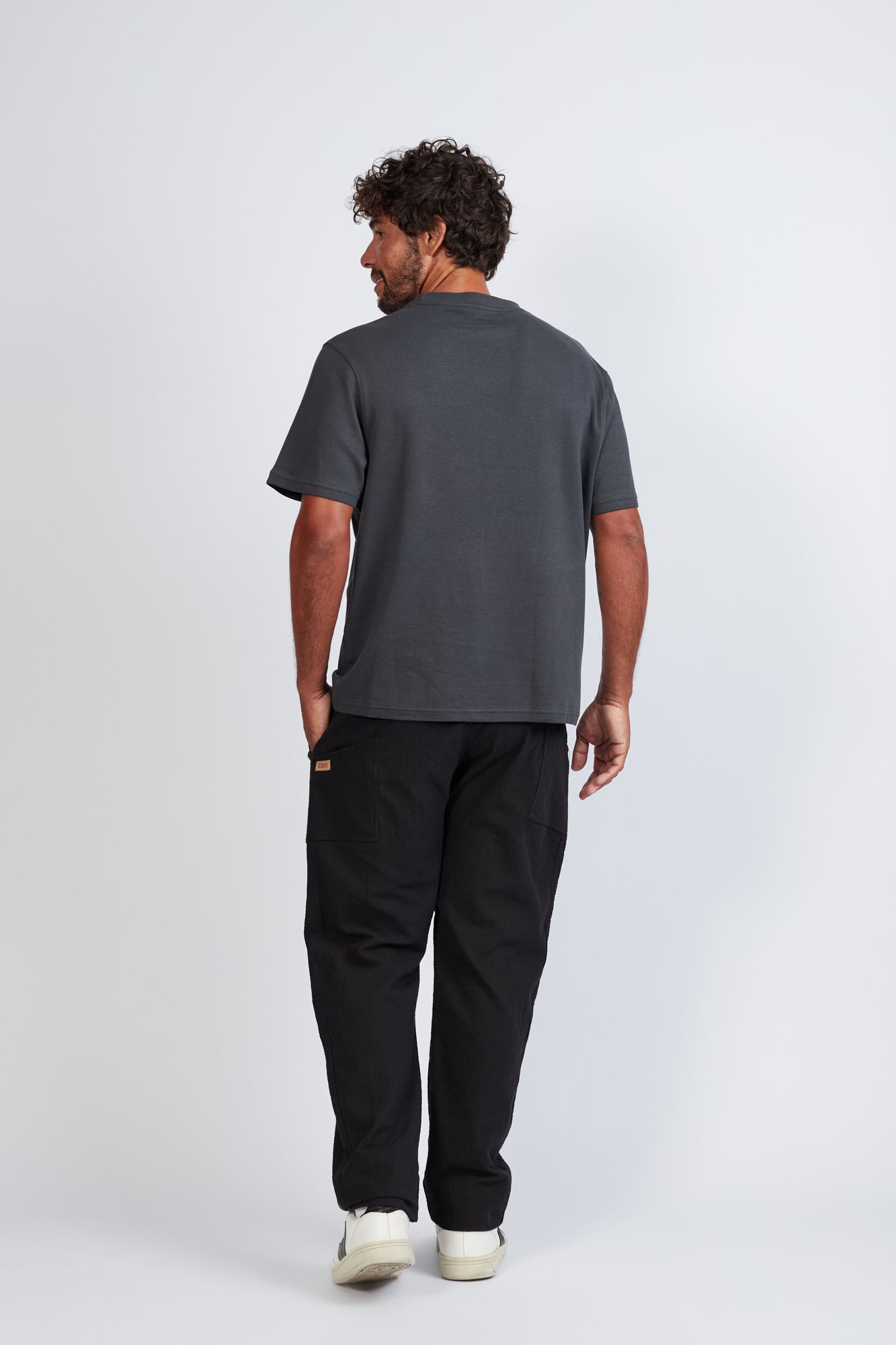Calça Dobby