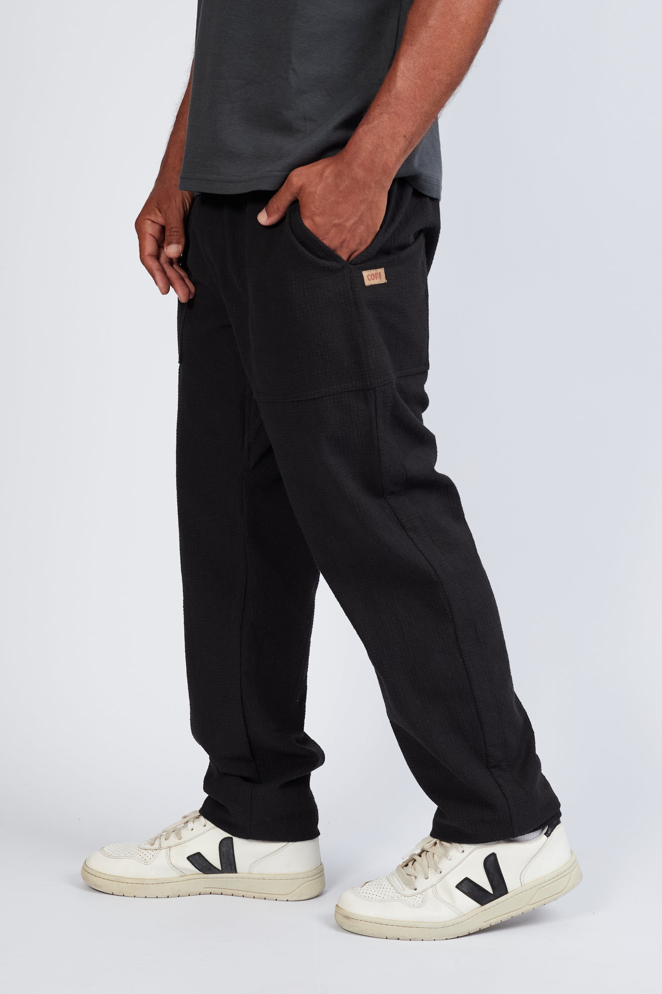 Calça Dobby